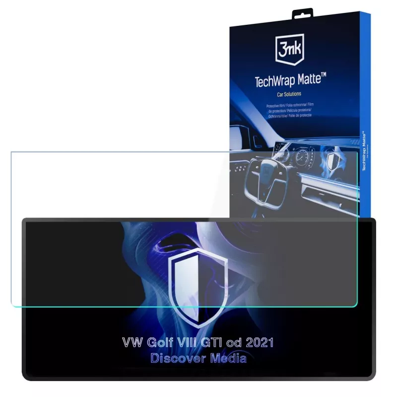 3MK PROTECTION VW Golf VIII GTI 2021- - 3mk TechWrap Matte Μεμβράνη Προστασίας Οθόνης Κεντρικής Οθόνης