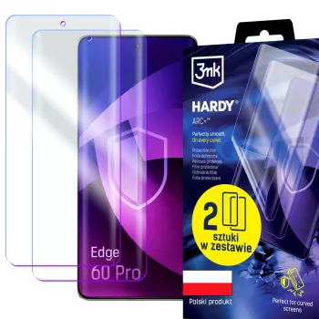 3mk Hardy ARC+ μεμβράνη προστασίας οθόνης για Motorola Edge 60 Pro, 2 τεμ.