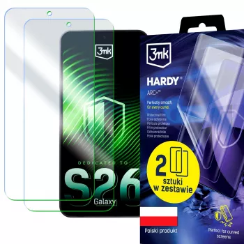 3MK PROTECTION Samsung Galaxy S26 - 3mk Hardy ARC+ Μεμβράνη προστασίας οθόνης (συσκευασία 2 τεμ.)