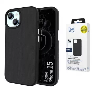 3MK PROTECTION Apple iPhone 15 Hardy Shockproof MagCase Θήκη πλάτης Διάφανη