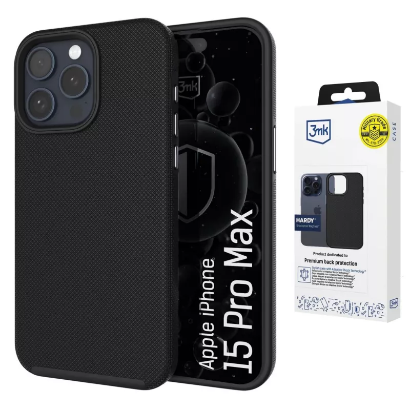 3MK PROTECTION Apple iPhone 15 Pro Max Hardy Shockproof MagCase - Διάφανη