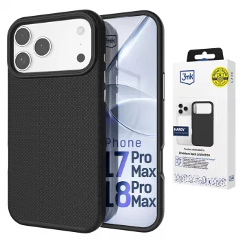 3MK PROTECTION Apple iPhone 17 Pro Max Hardy Shockproof MagCase Θήκη πλάτης Διάφανη