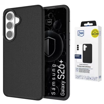 3MK PROTECTION Samsung Galaxy S26+ - 3mk Hardy Shockproof MagCase, Μαύρο