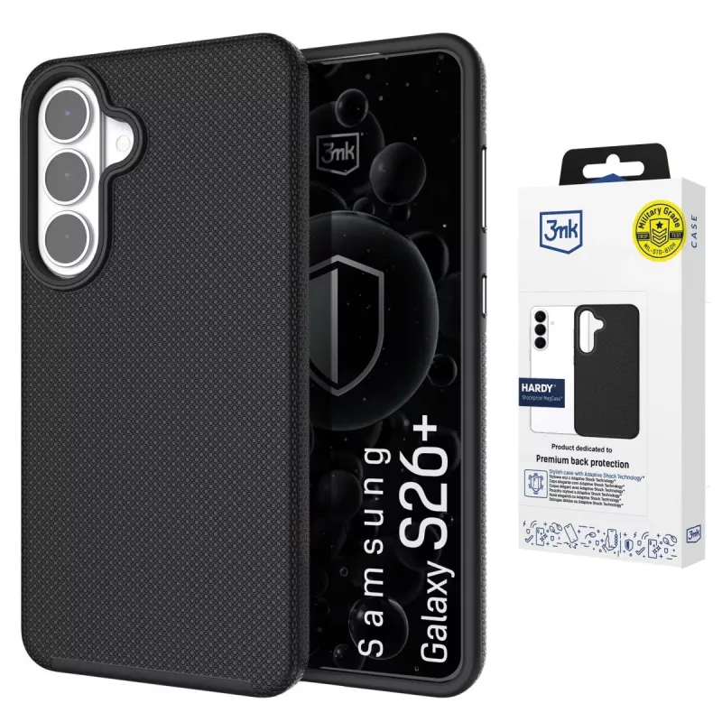 3MK PROTECTION Samsung Galaxy S26+ - 3mk Hardy Shockproof MagCase, Μαύρο