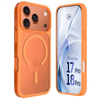 3MK PROTECTION Apple iPhone 17 Pro - 3mk Hardy Hazy MagCase Πορτοκαλί