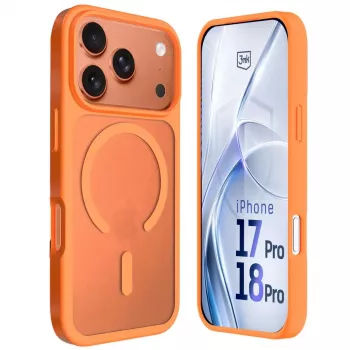 3MK PROTECTION Apple iPhone 17 Pro - 3mk Hardy Hazy MagCase Πορτοκαλί