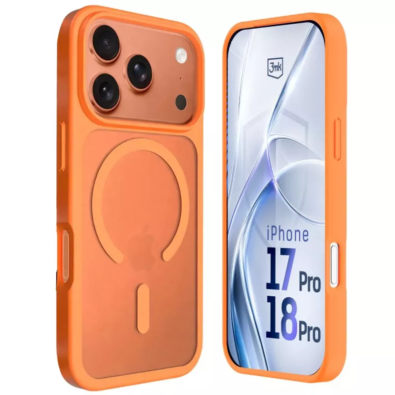 3MK PROTECTION Apple iPhone 17 Pro - 3mk Hardy Hazy MagCase Πορτοκαλί