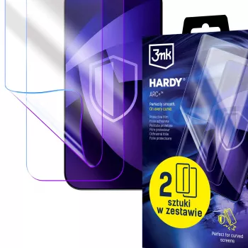 3MK PROTECTION Poco X8 Pro Max Hardy ARC+ μεμβράνη προστασίας οθόνης (συσκευασία 2 τεμ.) - εύκαμπτη μεμβράνη πολυουρεθάνης, αυτοθεραπευόμενη, απορρόφησης κραδασμών