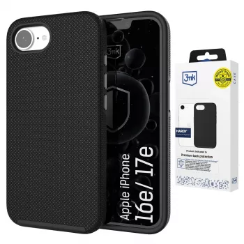 Apple iPhone 16E/ iPhone 17E - 3mk Hardy Shockproof MagCase, διαφανές