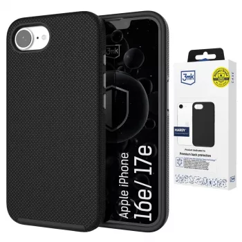 Apple iPhone 16E/ iPhone 17E - 3mk Hardy Shockproof MagCase, διαφανές