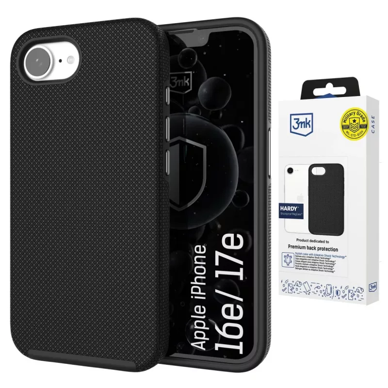Apple iPhone 16E/ iPhone 17E - 3mk Hardy Shockproof MagCase, διαφανές