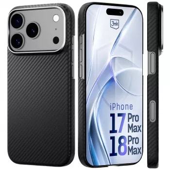 3MK PROTECTION Apple iPhone 17 Pro Max Hardy Aramid MagCase - μαύρο