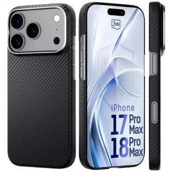 3MK PROTECTION Apple iPhone 17 Pro Max Hardy Aramid MagCase - μαύρο