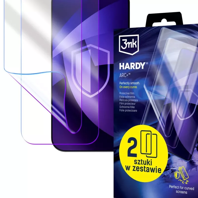 Motorola Edge 70 Fusion - 3mk Hardy ARC+ μεμβράνη προστασίας οθόνης (συσκευασία 2 τεμ.)
