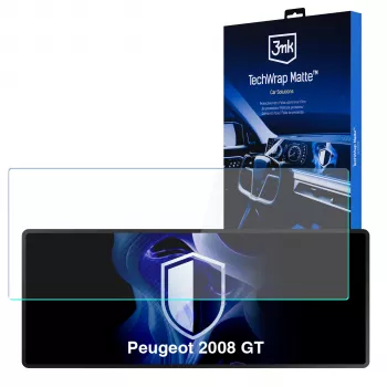 3MK PROTECTION TechWrap ματ μεμβράνη προστασίας οθόνης για Peugeot 2008 GT (2020+) - αντιθαμβωτική, self-healing, 0,2 mm