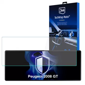 3MK PROTECTION TechWrap ματ μεμβράνη προστασίας οθόνης για Peugeot 2008 GT (2020+) - αντιθαμβωτική, self-healing, 0,2 mm