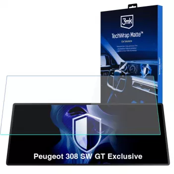 3MK PROTECTION Peugeot 308 SW GT Exclusive - 3mk TechWrap ματ μεμβράνη προστασίας κεντρικής οθόνης