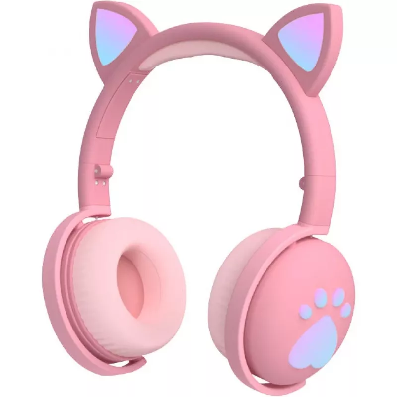 MOZOS KID DOG Ασύρματα Παιδικά Ακουστικά Ροζ