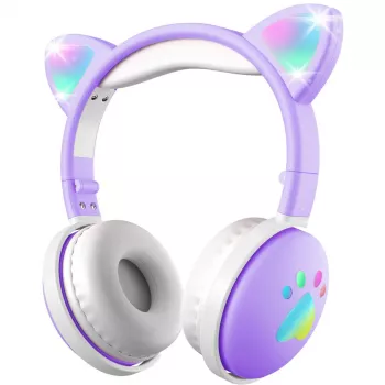 MOZOS KID DOG Ασύρματα Ακουστικά για Παιδιά Μωβ