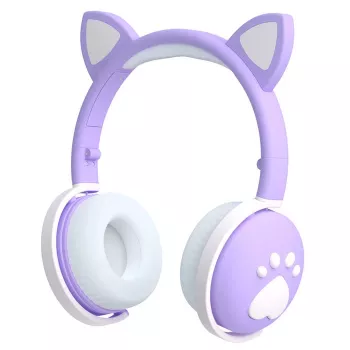MOZOS KID DOG Ασύρματα Ακουστικά για Παιδιά Μωβ