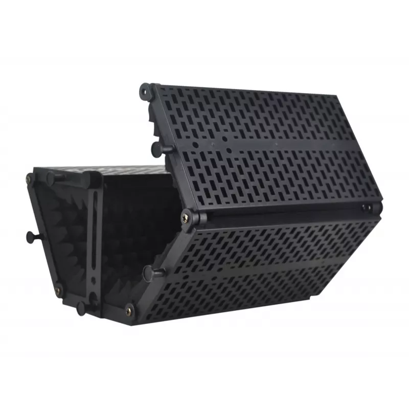 Mozos MSHIELD-CABIN-ECO Ακουστική ασπίδα απομόνωσης για μικρόφωνο, 5 πάνελ, μαύρο