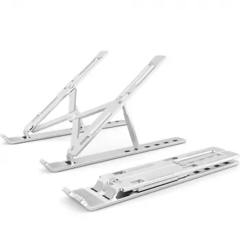 MOZOS N3 SV Εργονομική βάση laptop αλουμινίου για laptop 10-17,3 ιντσών, ασημί