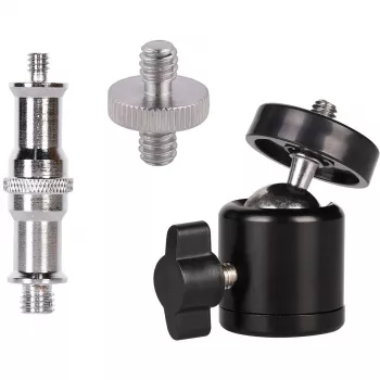 MOZOS AMC Προσαρμογέας Spigot 1/4 ίντσες 3/8 ίντσες κεφαλής φωτογραφίας