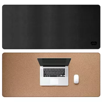 MOZOS LDP1260 Premium Δερμάτινη Επιφάνεια Γραφείου 1200x600 mm Μαύρη