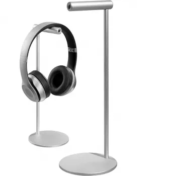 MOZOS HS-ALU Βάση Ακουστικών από Κράμα Αλουμινίου για Over-Ear Ακουστικά, Μαύρη