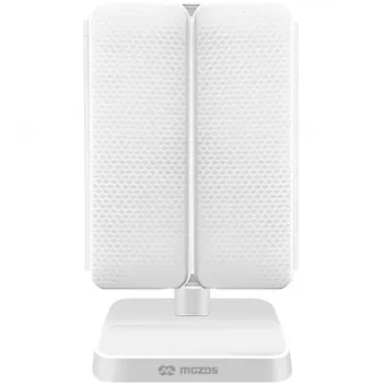 MOZOS ML10X LED Καθρέφτης Μακιγιάζ με 10x Μεγέθυνση, 3 Λειτουργίες Χρώματος, Αδιάβαθμη Ρύθμιση Φωτεινότητας, Περιστροφή 360°, Επαναφορτιζόμενος USB-C, Λευκός