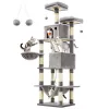MOZOS Kitty Tree Μεγάλο Ξύστρα για Γάτες, Ύψος 206 cm