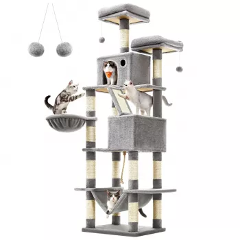 MOZOS Kitty Tree Μεγάλο Ξύστρα για Γάτες, Ύψος 206 cm