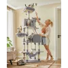 MOZOS Kitty Tree Μεγάλο Ξύστρα για Γάτες, Ύψος 206 cm