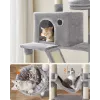 MOZOS Kitty Tree Μεγάλο Ξύστρα για Γάτες, Ύψος 206 cm
