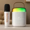 MOZOS MK Λευκό Μικρόφωνο Καραόκε με Ηχείο Bluetooth