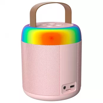 MOZOS MK Ροζ Μικρόφωνο Καραόκε με Ηχείο Bluetooth