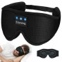 MOZOS LC001-V2 Μάσκα Ύπνου Bluetooth με Στερεοφωνικά Ηχεία, Μαύρη