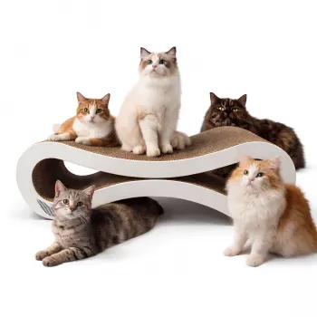 MOZOS KITTY-SPIKE Ξύστρα και ξαπλώστρα για γάτες, χαρτόνι, Μεγάλο, 86 cm XXL