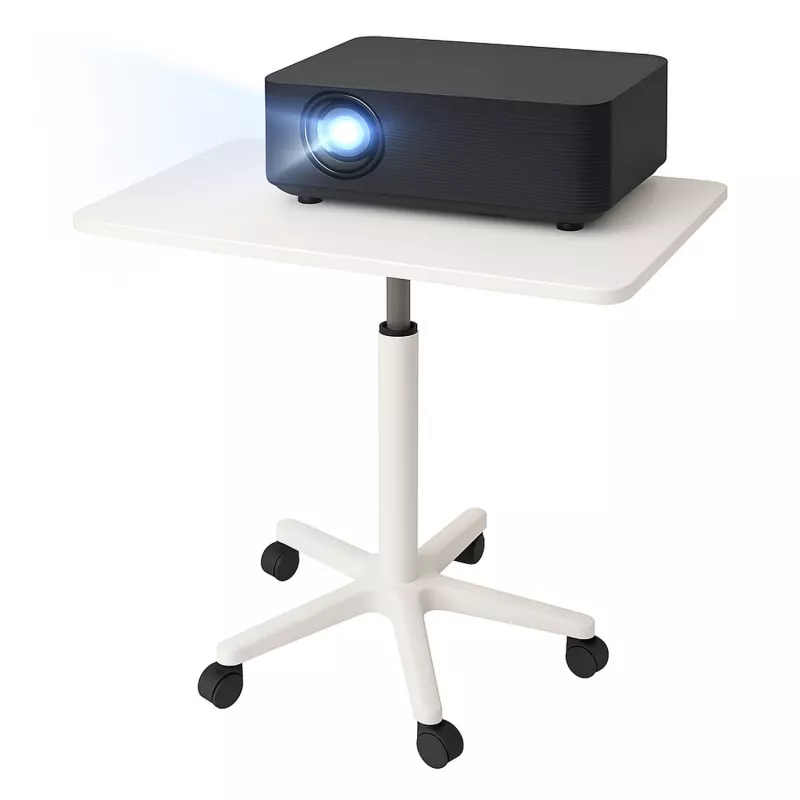 MOZOS SPM4-WH Κινητό τραπέζι laptop με ρύθμιση ύψους, Λευκό