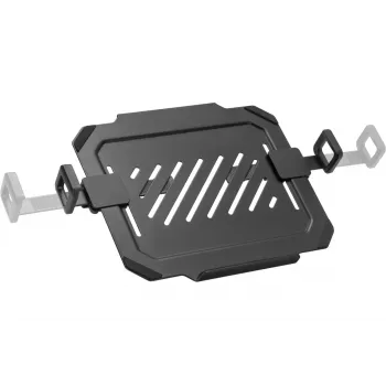 MOZOS LP-BASIC Δίσκος laptop για βραχίονες οθόνης, Μαύρο, χάλυβας, VESA 75x75/100x100 mm, 10 ίντσες-17,3 ίντσες