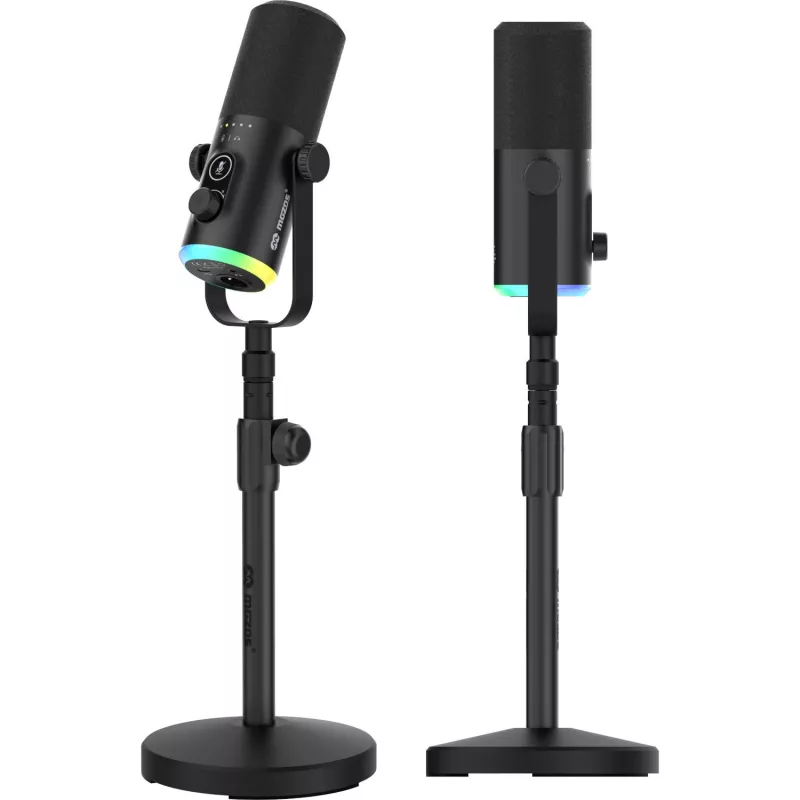 Mozos GM-ONE USB XLR RGB LED Μικρόφωνο Μαύρο