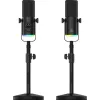 Mozos GM-ONE USB XLR RGB LED Μικρόφωνο Μαύρο