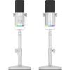 MOZOS GM-ONE Λευκό Δυναμικό Μικρόφωνο USB XLR RGB LED