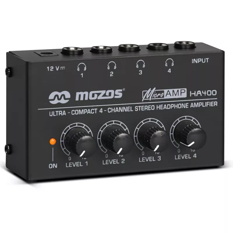 MOZOS HA400 4-Κανάλι Stereo Ενισχυτής Ακουστικών