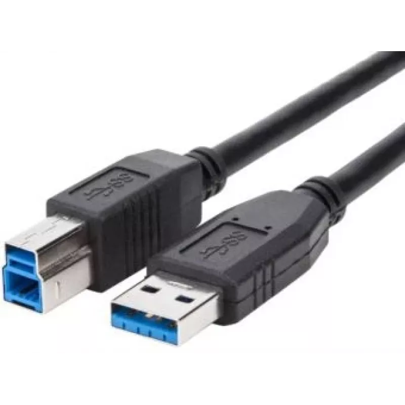 Brackton USB 3.0 Καλώδιο Type-A σε Type-B 5Gbps 1m Μαύρο
