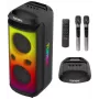 TONSIL Party Dance 1600 Φορητό ηχείο πάρτι Bluetooth με LED φώτα, Karaoke, 1600W PMPO, 80W RMS, 10 inch Woofer, TWS, FM-Ραδιόφωνο, Μικρόφωνο & Τηλεχειριστήριο