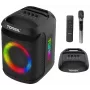 Tonsil Party Dance 800 Φορητό ηχείο πάρτι Bluetooth με Karaoke, Disco-LED, 80 W RMS, 2x8 inch γούφερ, Μαύρο
