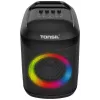 Tonsil Party Dance 800 Φορητό ηχείο πάρτι Bluetooth με Karaoke, Disco-LED, 80 W RMS, 2x8 inch γούφερ, Μαύρο
