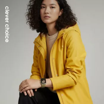 Crong Melange Μαγνητικό Λουράκι για Apple Watch 38/40/41/42 mm (Κίτρινο Melange)