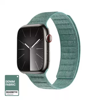 Crong Melange Μαγνητικό Λουράκι για Apple Watch 44/45/46/49 mm (Τιρκουάζ Melange)